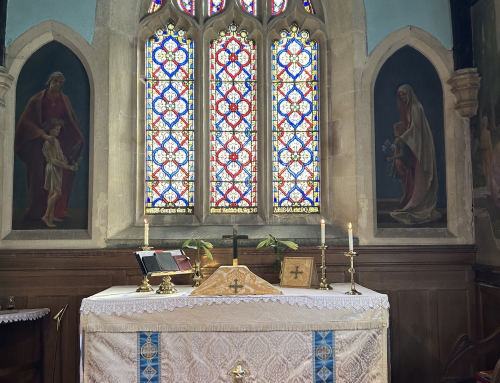 Dedication and Blessing of new altar front